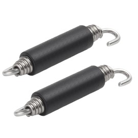GXGM Pack of 2 Motorcycle Exhaust Expansion Springs Hooks Made of Stainless Steel and Rubber, Hook Silencer Springs for Motorcycle Scooter, Aab