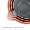BoxedHome Nesting Plastic Mixing Bowl Set with Pour Spouts and