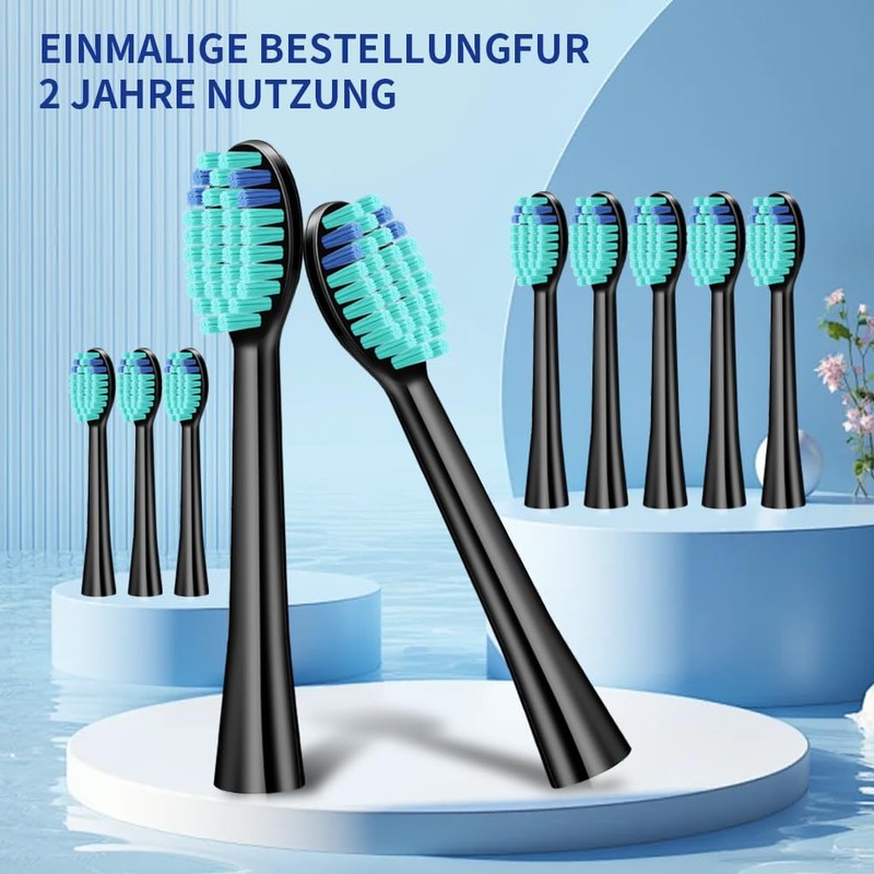 Testina Ricambio per 7MAGIC Spazzolino Elettrico (black,5pc)