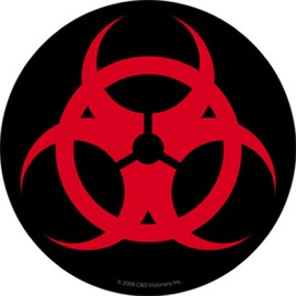 C&D Visionary Licenses Products Generic Biohazard Sticker