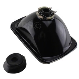 JC Performance Products USA 7x6 7 5-3/4 or 4x6 H4 Conversion Headlight Housing (No headlight bulb included) (7X6 Round, Enameled, No Headlight Included)