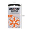 RAYOVAC WNS-emg-World Big Box Pack Extra Type 13 Hörgerätebatterien Zinc