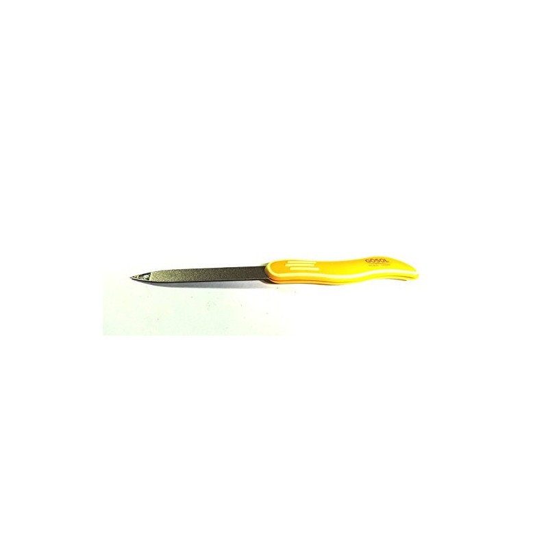 GOSOL Sapphire Nail File 2.8 inches (7 cm), Folding Yellow