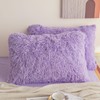 HAIHUA Faux Fur Fluffy Pillow Case, Soft Decorative Fuzzy Pillow