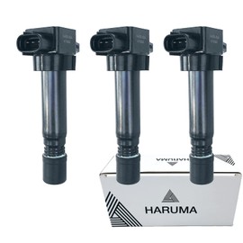 [HARUMA] Suzuki (suzuki) Mazda Ignition Coil Set of 3 3 Pin Jb23 JB23W Carry Wagon R mh21s Every Wagon da64 Mazda 3 Alto ha22s Selvo Twin Pallet [33400-76G21] Mazda 1A 12-18 -100 Nissan 22448-4A00B