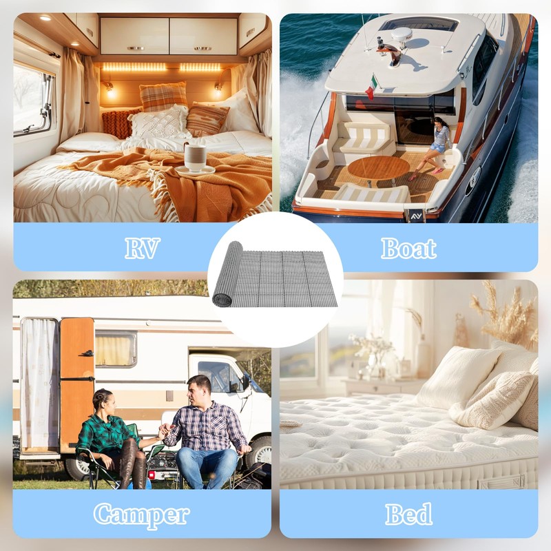 83”x59” Plastic Mattress Underlay Pad for RV Boat Camper