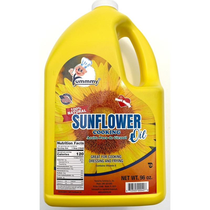 Yummmy Sunflower Oil 96oz