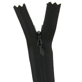 18 Inch Invisible Zipper, Close End Nylon Hidden Zipper for Handmade Garment, Bags, Home Textile, Tailor (20PCS, Black) YIGUANXIN
