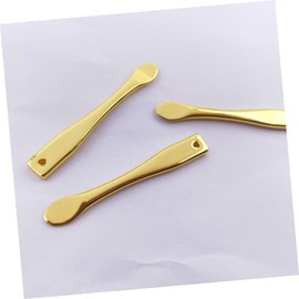 BIUDECO 3pcs Skin Care Beauty Tools Metal Eye Stick Facial Cosmetic Spoon Face Mask Spatula for Women Comfortable Curve Design