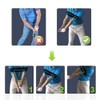 QeeHeng Golf Training Auxiliary Swing Arm Belt, 2 Pieces Golf