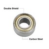sourcing map Deep Groove Ball Bearings 684ZZ Double Shielded 4