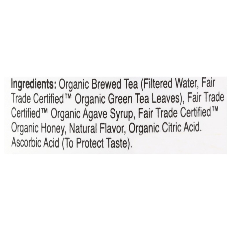 Eat The Change Just Ice Tea Organic Honey Green Tea,