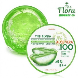 The Flora Aloe Vera Soothing Gel 100% Purity 300ml Moisturizing Soothing Moisturizing Cream Moisturizing Cream Aloe Vera Soothing Gel / 더플로라 알로에베라 수딩젤 순도100 300ml 보습 진정 수분크림 보습크림 알로에베라수딩젤