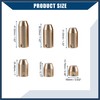 INFINAUTO Brass Wheel Spoke Balance Weights Refill / 14pcs/Set/Gold Tone