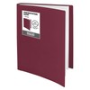 Dunwell Binder with Plastic Sleeves (Ruby), 24-Pocket Presentation Book, 8.5