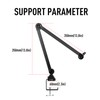 ZRAMO Heavy Duty Adjustable Suspension Boom Scissor Microphone Stand for