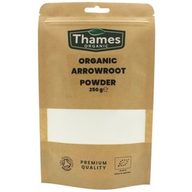Organic Arrowroot Powder 100g - Arrowroot Flour, Starch Non-GMO Thickening Agent - No Additives or Preservatives - Vegan, Certified Organic - Perfect for Baking and Cooking - Thames Organic