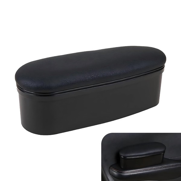 DYEKNEE 1 PC Car Door Armrest Left Elbow Pad, Adjustable
