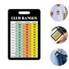 TEHAUX 12 Sheet Golf Scorecard Range Cards Golf Scorecard Training