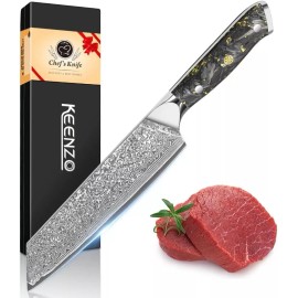 Unbranded Damascus Kitchen Chef Knife/Santoku Knife VG10 Damascus Steel Hand forged Knife - Only Kiritsuke Knife