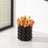 YANWE1 Bubble Vase, Black Ceramic Vase, Modern Vase, Boho Vase,