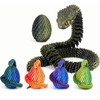 XCDTXJL 3D Printed Snake Egg with Flexible Joints Realistic Snake