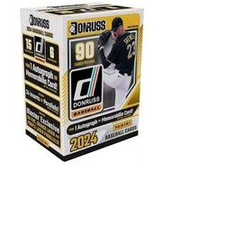 2024 Panini Donruss Baseball 6 Pack Blaster Trading Card Box Hobby Blaster EXCLUSIVE Red and Green Laser Parallels!