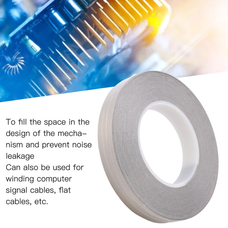 Conductive Cloth Adhesive Tape 0.12mm Thickness 19mm Width 50m Total