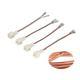 RED WOLF Car Door Speaker Wiring Harness Adapter Connector Plug Compatible with Nissan sentra Altima Rogue 2004-2019, Infiniti 2006-2018 Model 4PCS