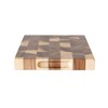 Creative Co-Op Suar Wood End Grain Rectangle Cheese and Cutting