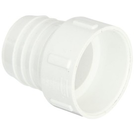 (5.1cm , 1) - Spears 474 Series PVC Pipe Fitting, Adapter, Schedule 40, White, 5.1cm Barbed x 5.1cm Socket