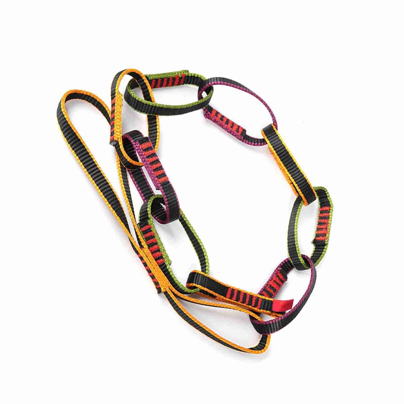 Outdoor Nylon Climbing Equipment Downhill Forming Ring Sling Daisy Chain