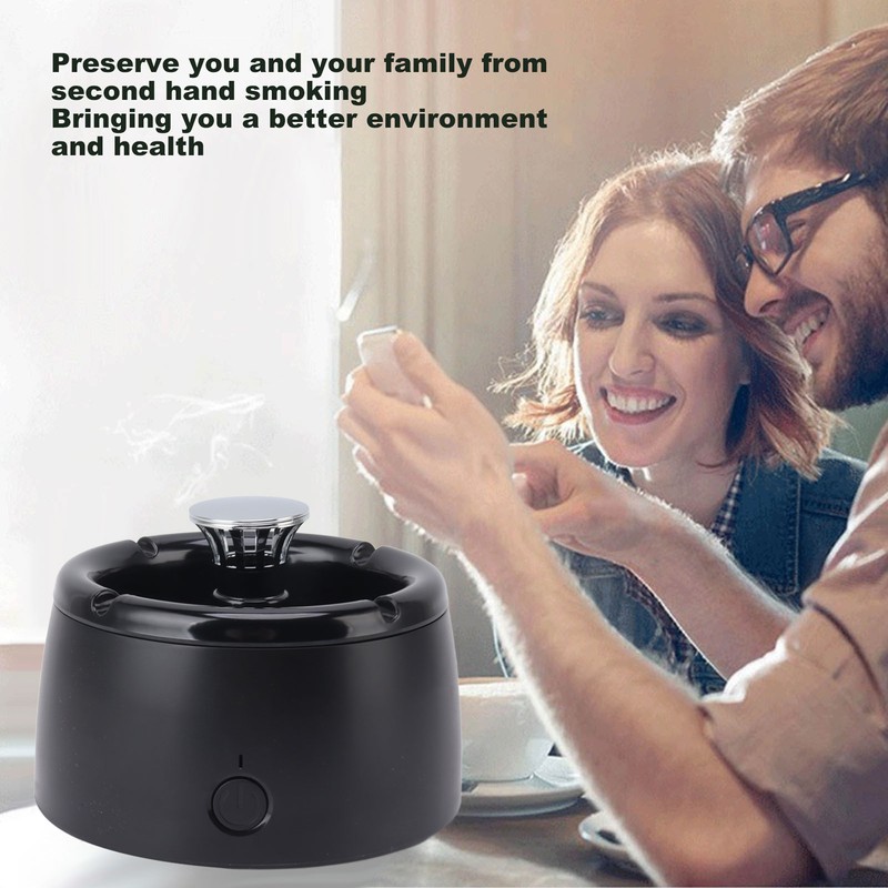 Smokeless Ashtray 2 in 1 Air Purifier Ashtray High Temperature