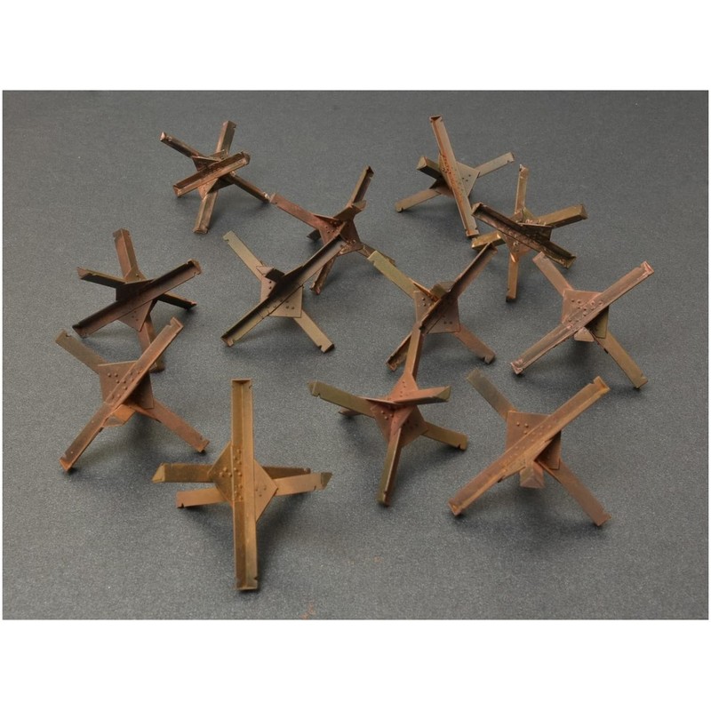 Miniart MIN35579 Anti-tank Obstacles Model Kit, Various