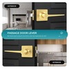 Heittis 5 Pack Keyless Door Handle Set Passage Door Lever