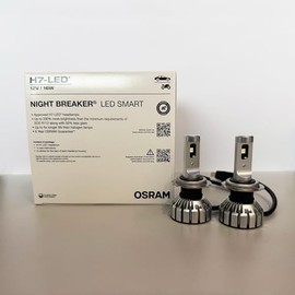 Osram H7 Night Breaker LED Smart + 330% StVZO Compliant Workshop Professional Set of 2