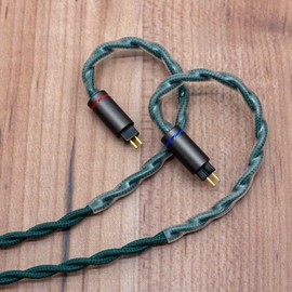 SoundsGood 4 Core Plug Replaceable 2.5 mm 3.5 mm 4.4 mm Handmade Replacement Cable High Purity 4N Sterling Silver Wire Earphone Upgrade Cable Unbalanced Balance Connection Replacement Cable [Nuada