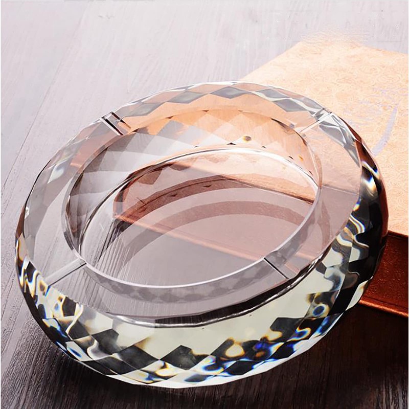 Rxcvkmw crystal glass Gshtray, cigar Gshtray, suitable for home, office,