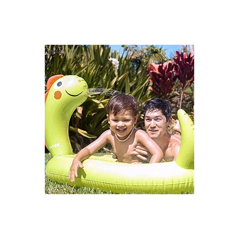 YUAKUOD Intex Dinosaurier-Sprühpool, aufgeblasene Gre 119 cm x 109 cm