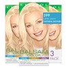 Clairol Balsam Permanent Hair Dye, 599 Ultra Light Natural Blonde