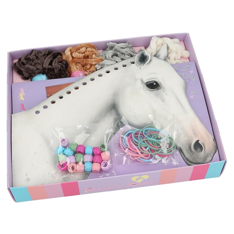 Depesche 12484 Miss Melody Horse Mane Braiding DIY Set Including