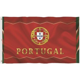 Portugal Sports Soccer Football Flag Banner Decorations Accessories for Garden Polyester with Brass Grommets
