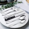 LIANYU 72-Piece Silverware Set with Steak Knives, Stainless Steel Flatware
