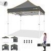 Hoteel 6.6 x 6.6 Pop up Canopy,Easy Up Heavy Duty