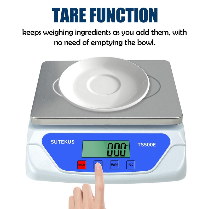 Sutekus Digital Scales 0.04oz to 55lbs - Precise Kitchen Scale