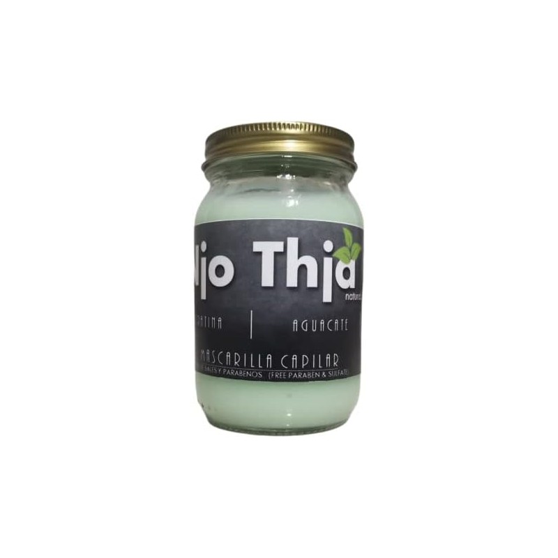 Mascarilla Capilar con Seda Hidrolizada, Keratina, Coco y Aguacate