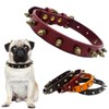 Dog Collar Neck Collar Leather Puppy Collar Cute Collar Punk