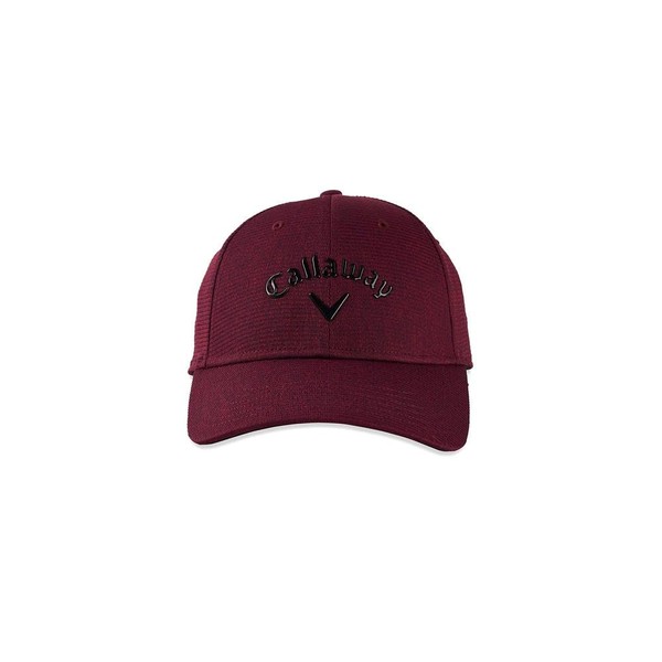 Callaway Mens Hw Cg Liquid Metal Adj Cap, Heather Red/Black