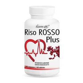 Red Rice | Riso Rosso Plus Line@Diet | 180 Tablets for 6 Months | Italian Product