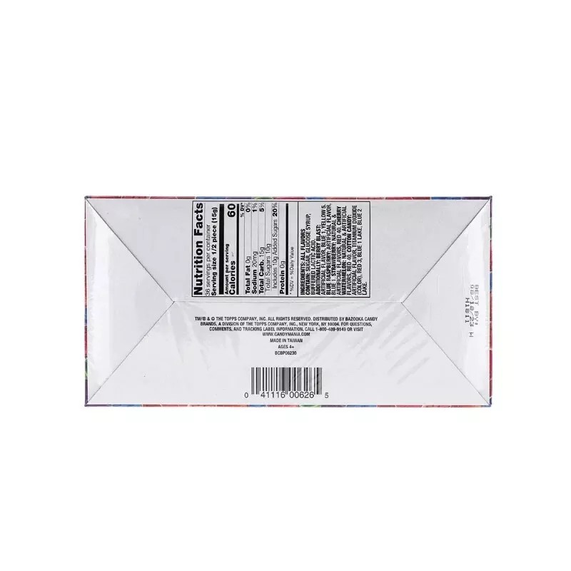 Topps Push Pop Assorted Jumbo 18/1.06Oz